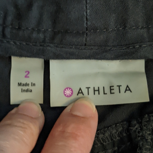 Athleta Charcoal Gray Shorts - Picture 4 of 7